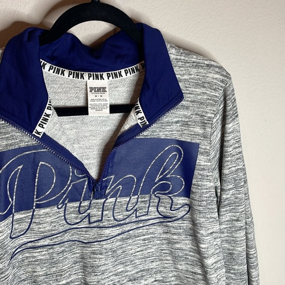 Pink quarter zip pull over - Picture 3 of 5